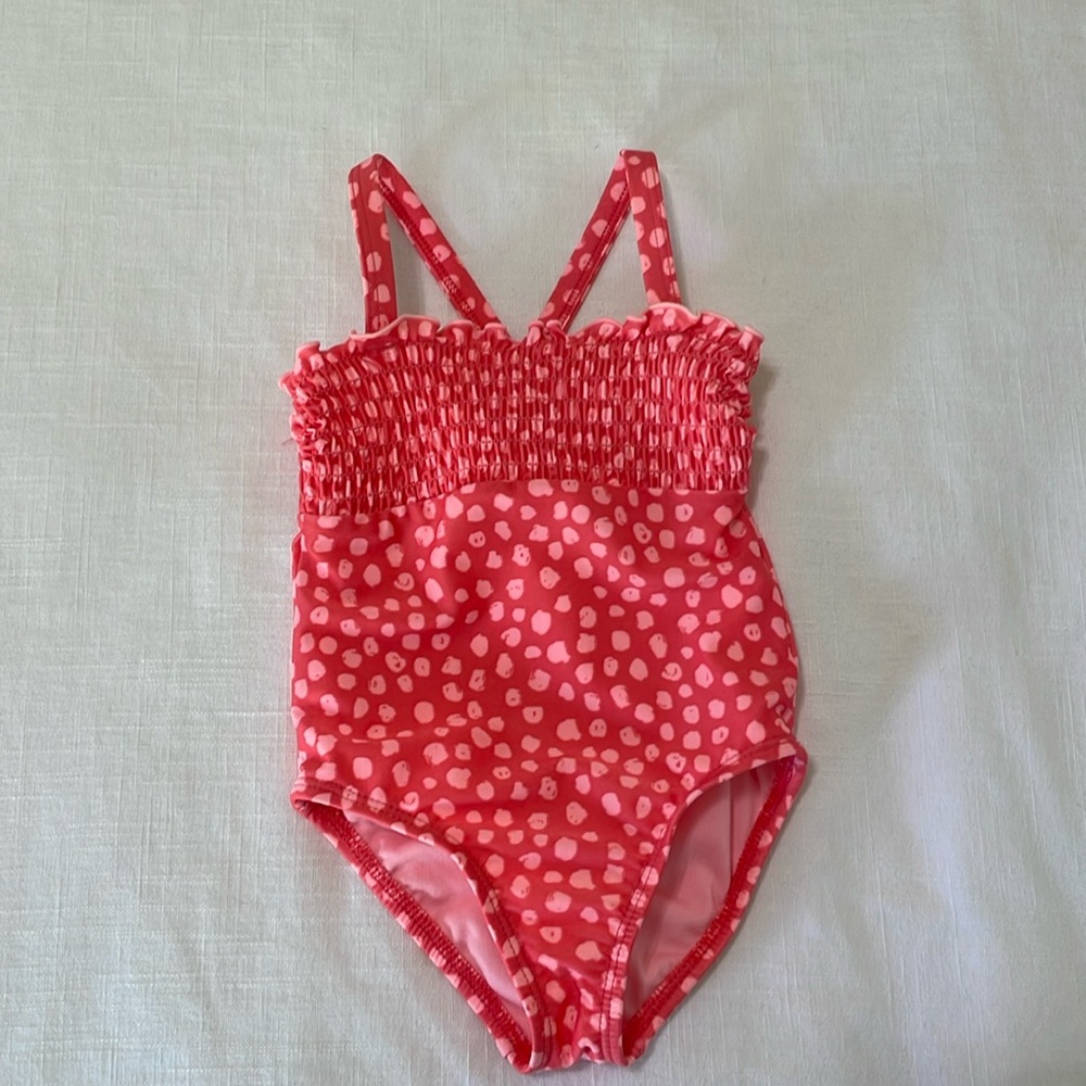 Cat & Jack polka dot one piece swimsuit